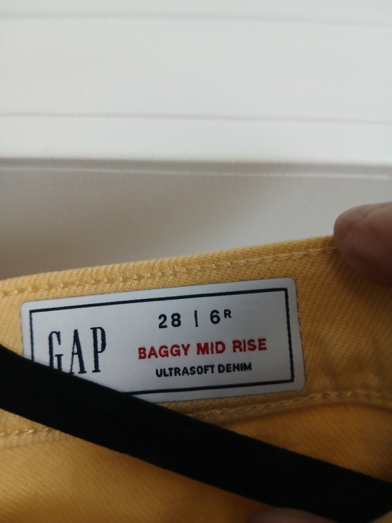 GAP Denim - GAP Baggy Mid Rise Jeans - Yellow